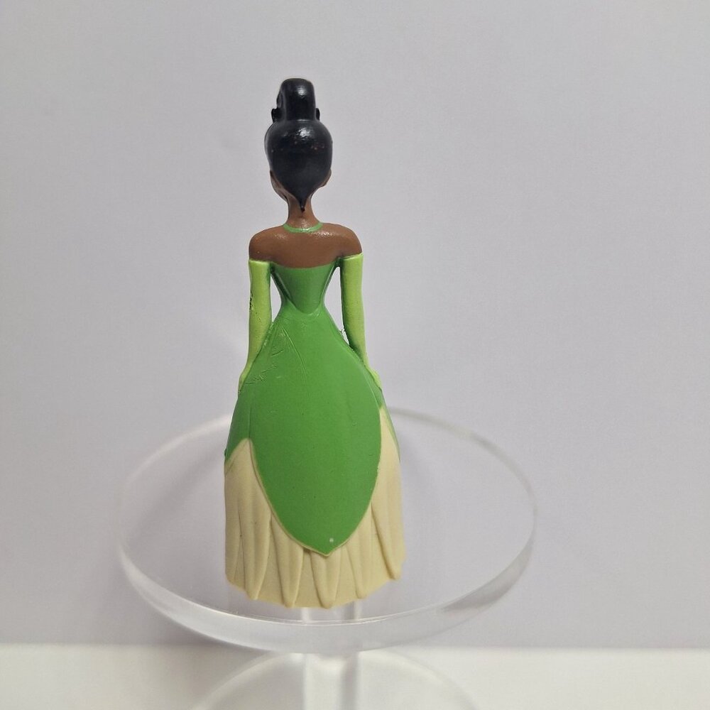 Disney Princess Tiana 2.75" Figure Green Dress Cake Topper Plastic - Picture 3 of 8